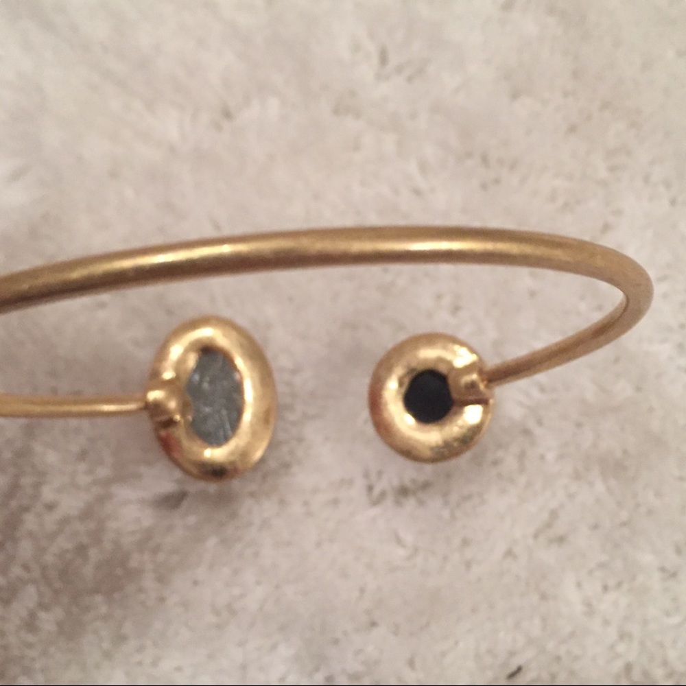 2/$25💋 Pink Pavé Gold Rhinestone Cuff Bracelet - Picture 4 of 5